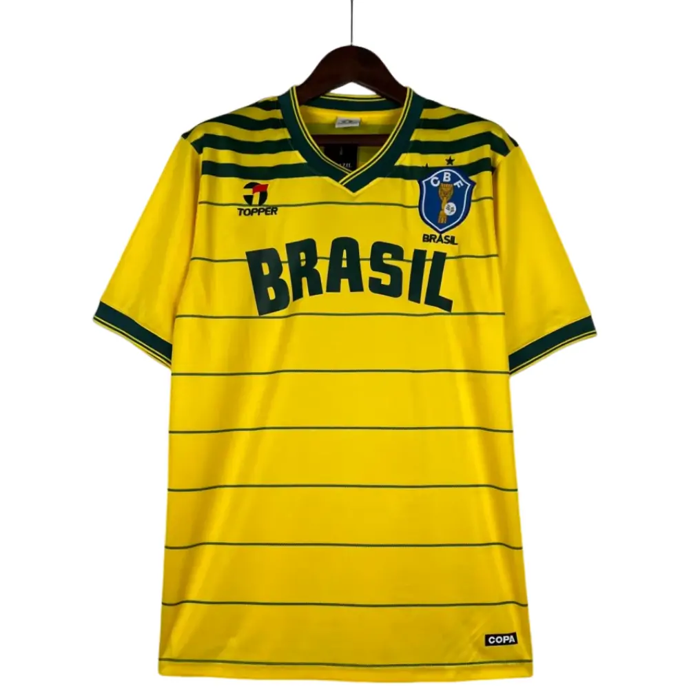 1984 Brazil home retro jersey