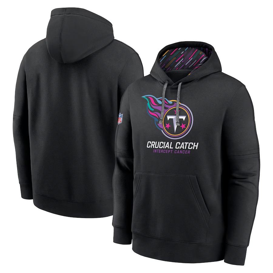 Tennessee Titans  Crucial Catch Club Men's Hoodie