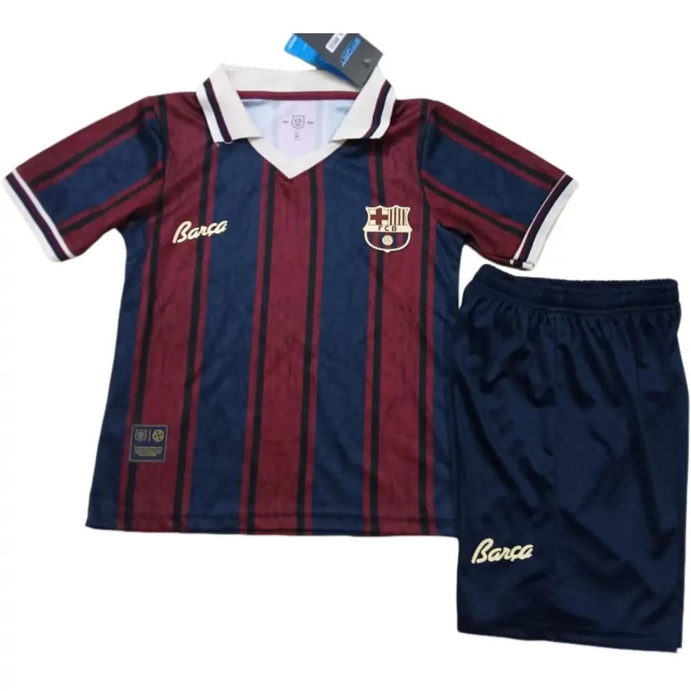 25-26 Barcelona Commemorative Edition Jersey - Kids Set