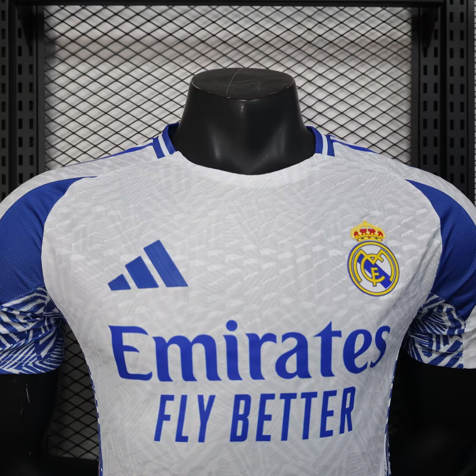 2025/2026 Player Version Real Madrid Special Edition Blue White Football Shirt 1:1 Thai Quality