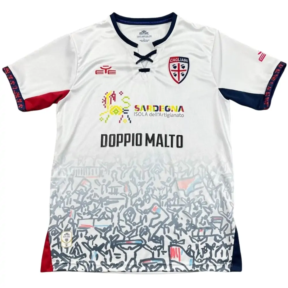 2025-26 Cagliari Calcio Away kit - Short Sleeve Fans Edition