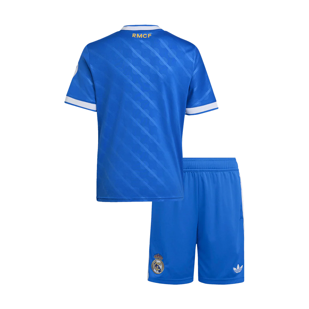 Kid's Real Madrid Third Away Kit - Jersey+Shorts 2025/26