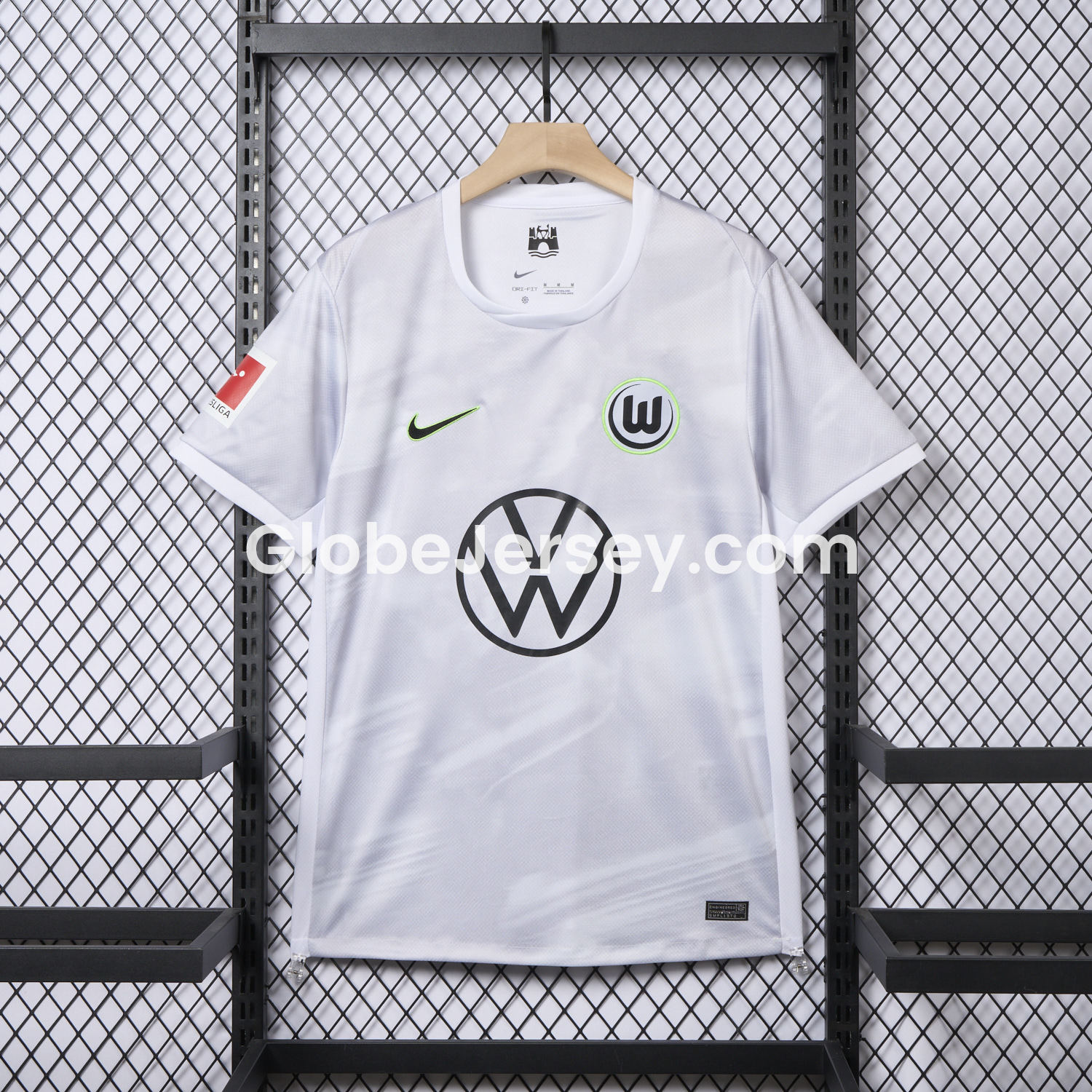 Wolfsburg 25-26 Away Grey Jersey With Sponsor - Fans Version