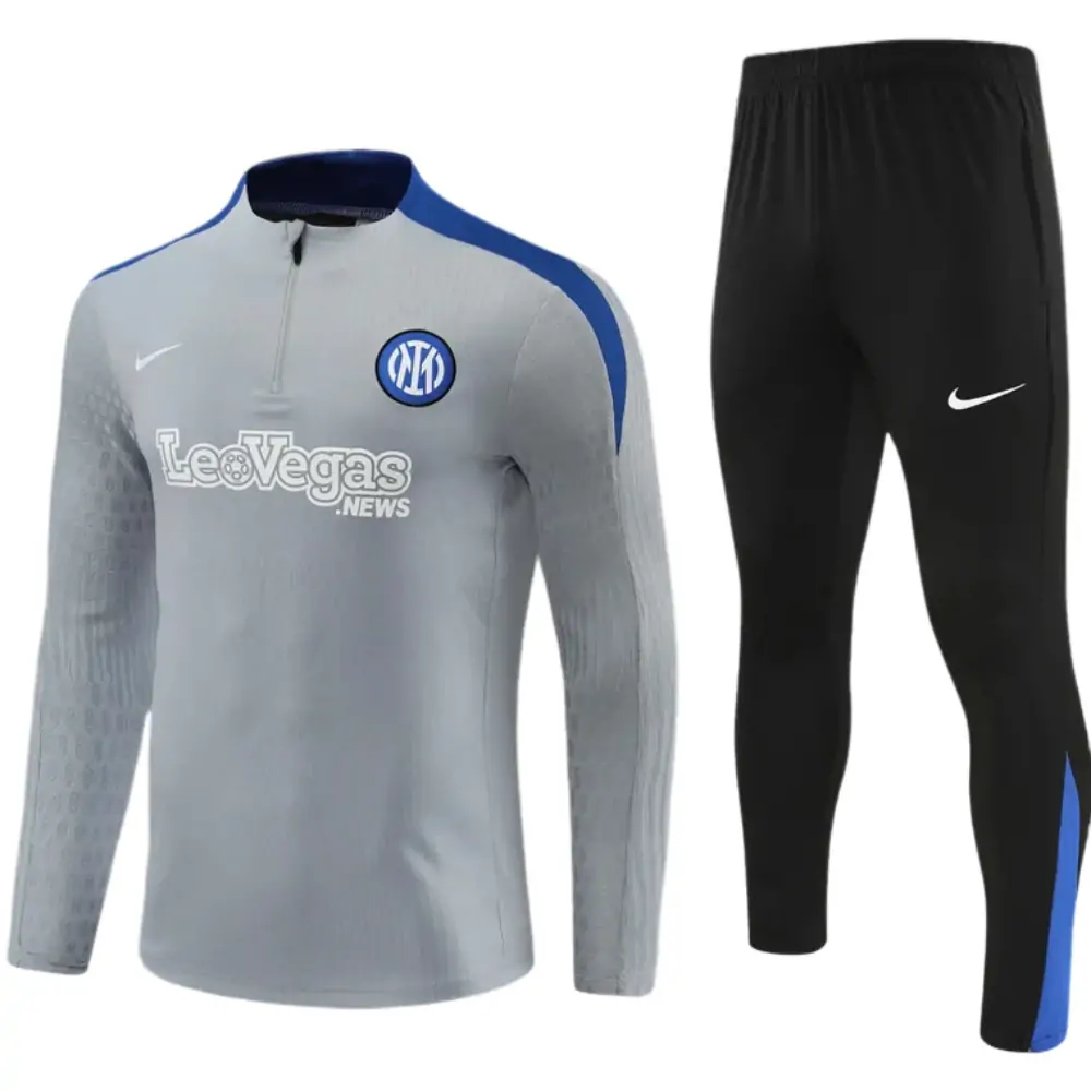 2025-26-New Season- Inter Grey-Kids-Training Jersey