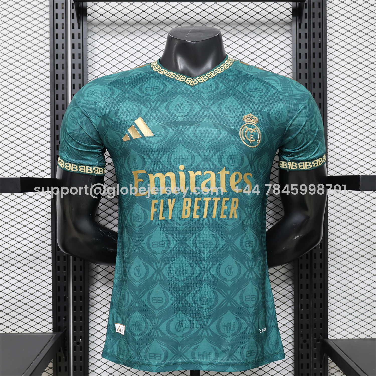 Real Madrid 25-26 Dark Green Logos Special Jersey - Player Version