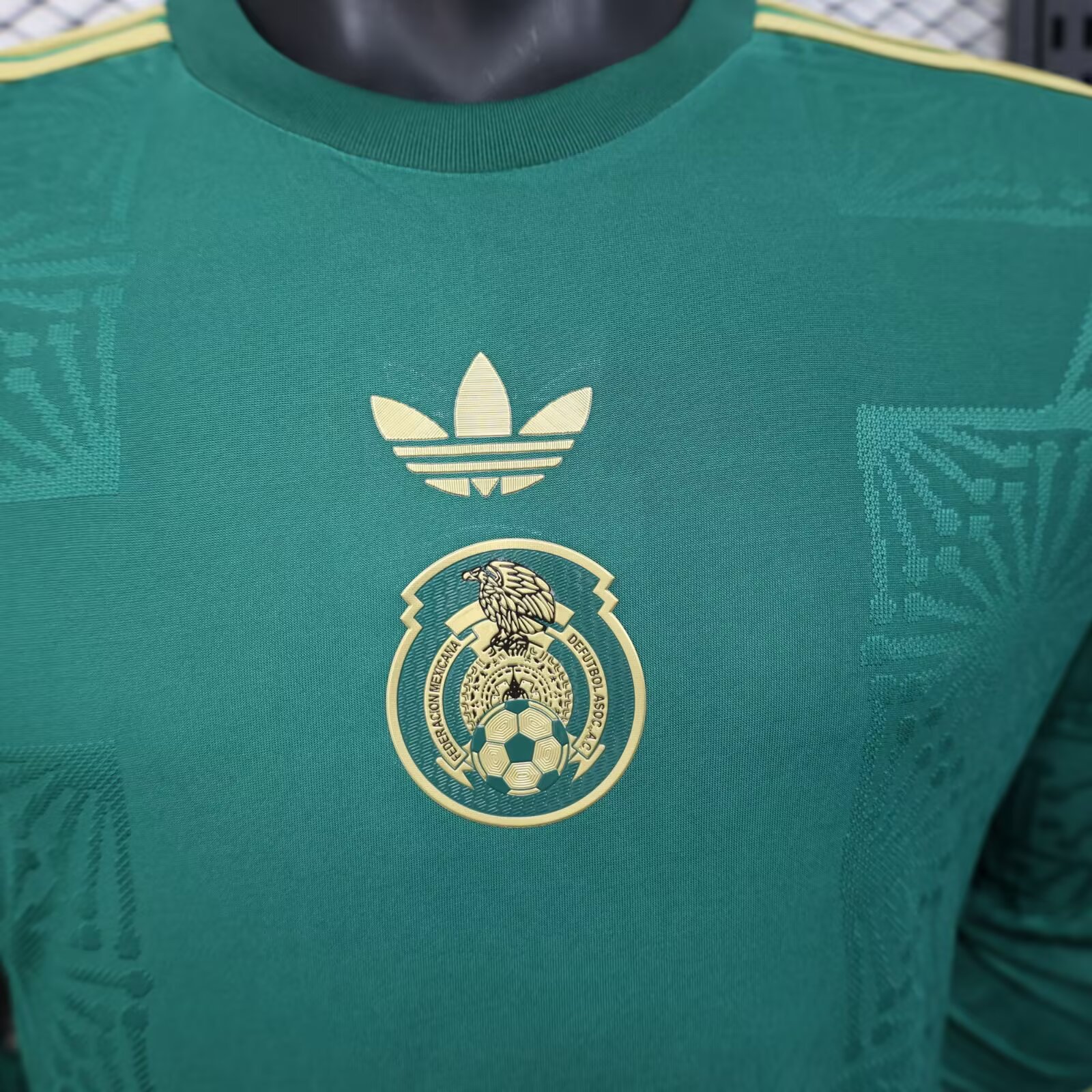 2025-26-Mexico Green Long Sleeve-Jersey-Player Edition
