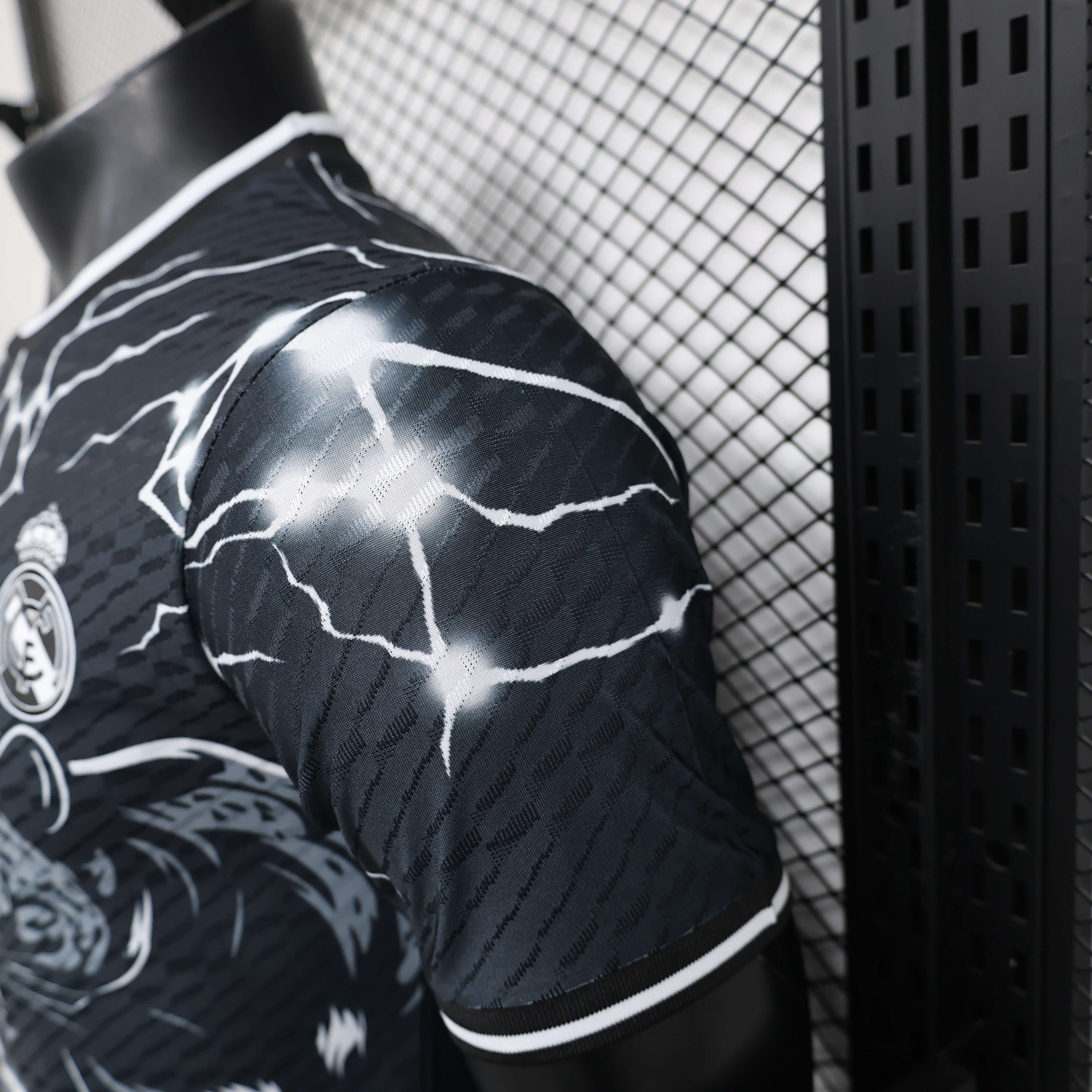 2024/2025 Player Version Real Madrid Black leopard Special Football Shirt 1:1 Thai Quality