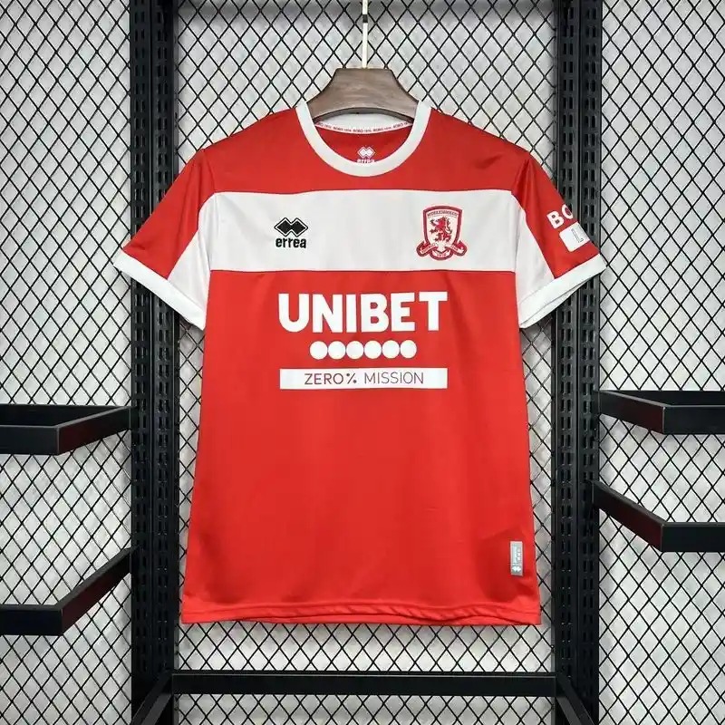 2024/2025 Middlesbrough Home Football Shirt 1:1 Thai Quality