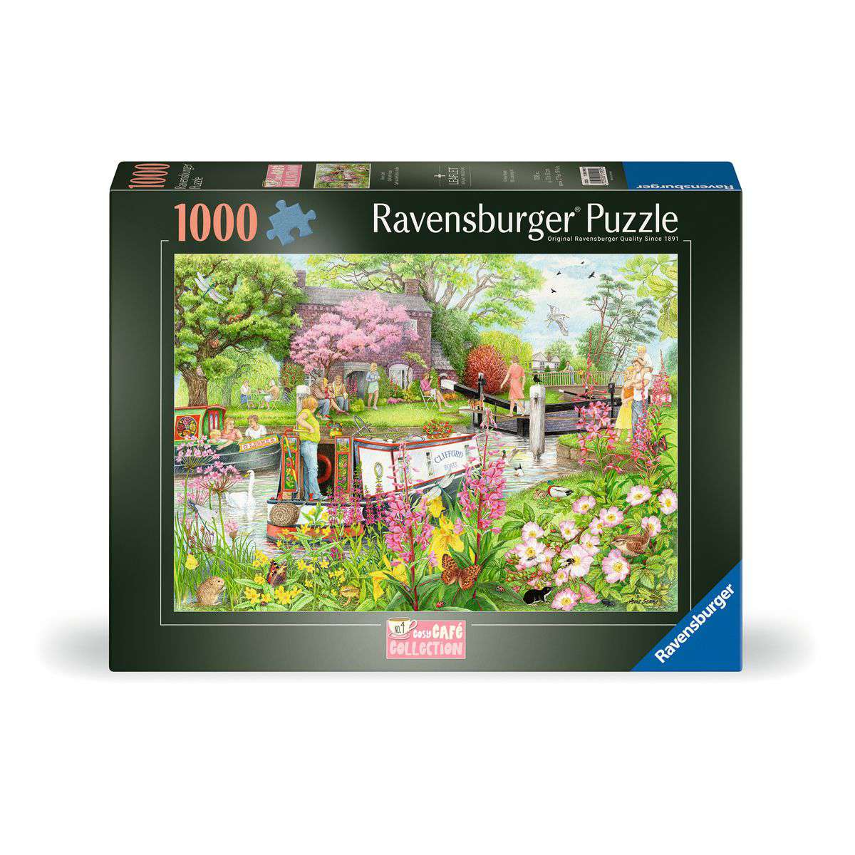 ** Pre-Order ** Cosy Café No.4 River Café - 1000 Piece Jigsaw Puzzle (Ravensburger)
