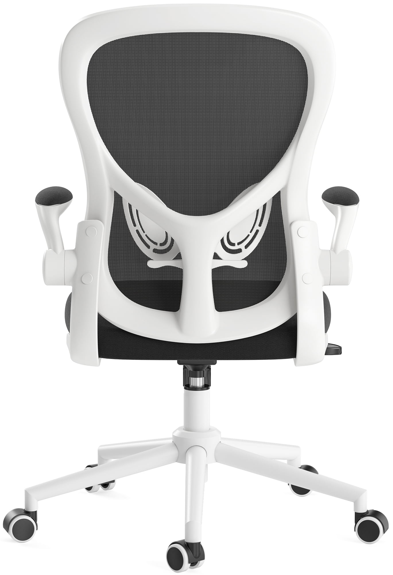 Hbada Office Chair, Ergonomic Desk Chair, Computer Mesh Chair with Lumbar Support and Flip-up Arms, Gray