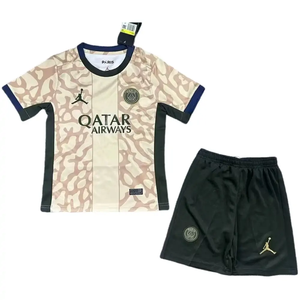 2024-25 New Season Paris Three Away Children's Jersey - Fan Edition