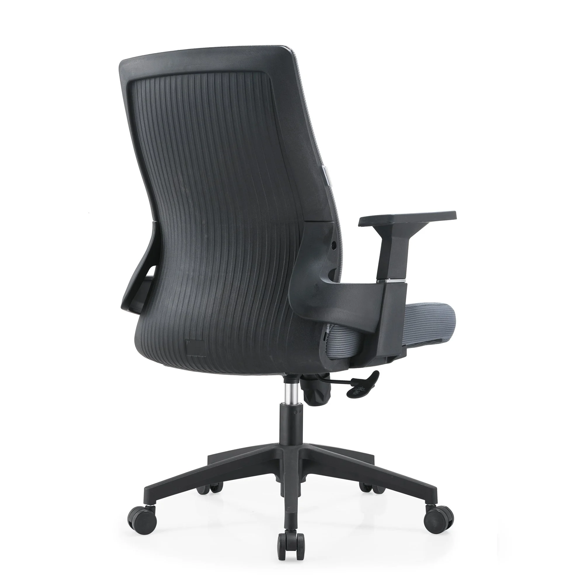 LeisureMod Brio Modern Office Chair Ergonomic Lumbar Support Computer Chair Adjustable Desk Chair with 360 Degree Swivel and Tilt in Blue