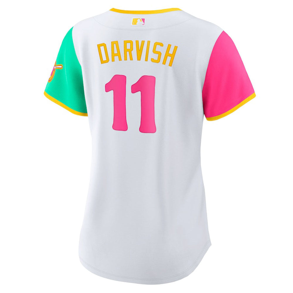 Women's San Diego Padres Yu Darvish City Connect Replica Jersey - White