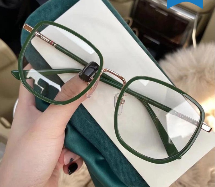 Myopia retro glasses plain glass glasses frame for women