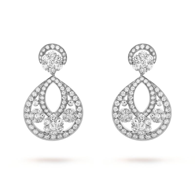 Snowflake earrings, small model