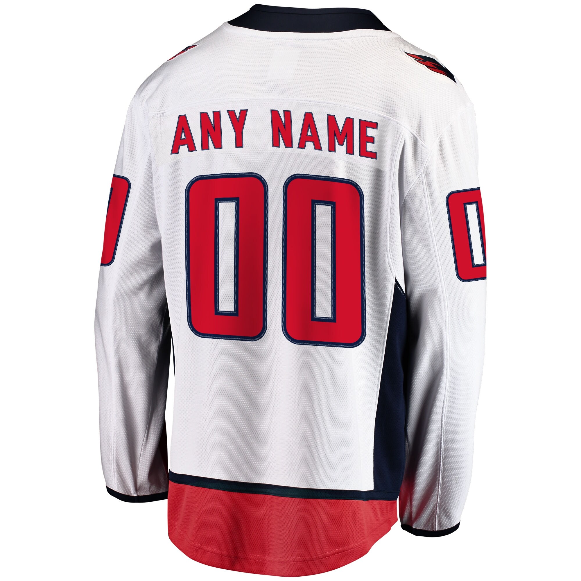 Washington Capitals 2018 Stanley Cup Champions Away Breakaway Custom Jersey – White