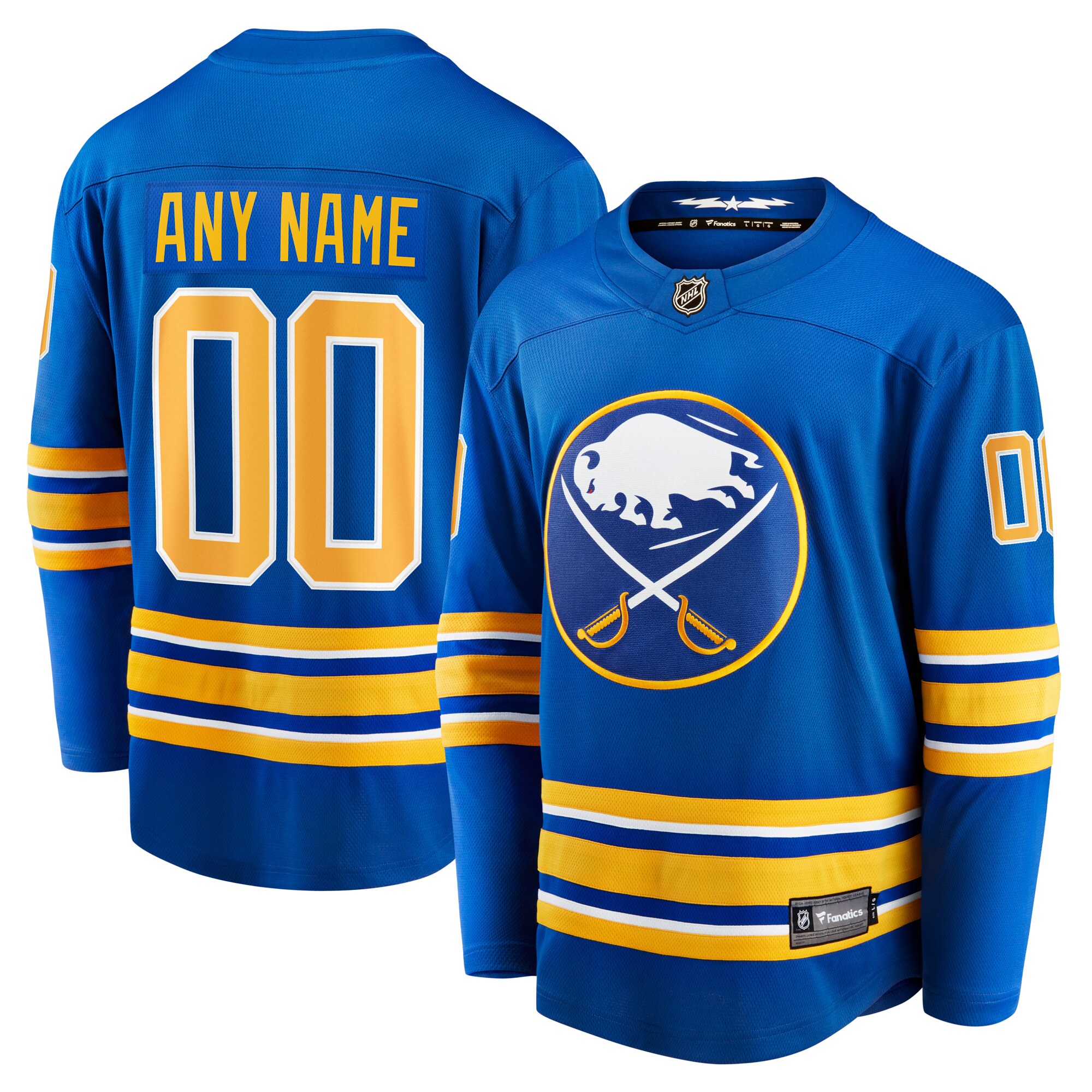 Buffalo Sabres Fanatics Home Breakaway Custom Jersey – Royal