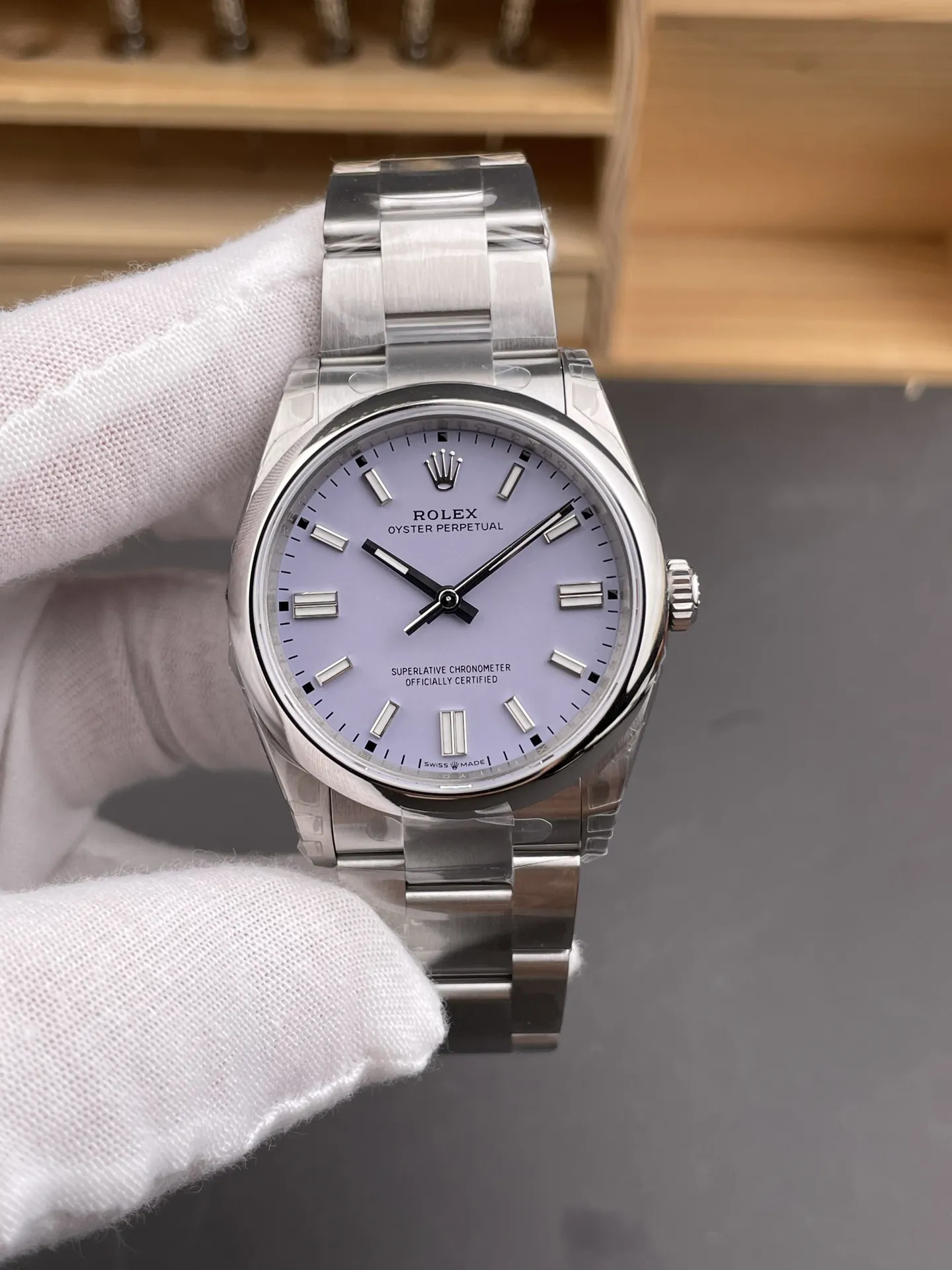 Rolex Oyster Perpetual Lavender 36mm