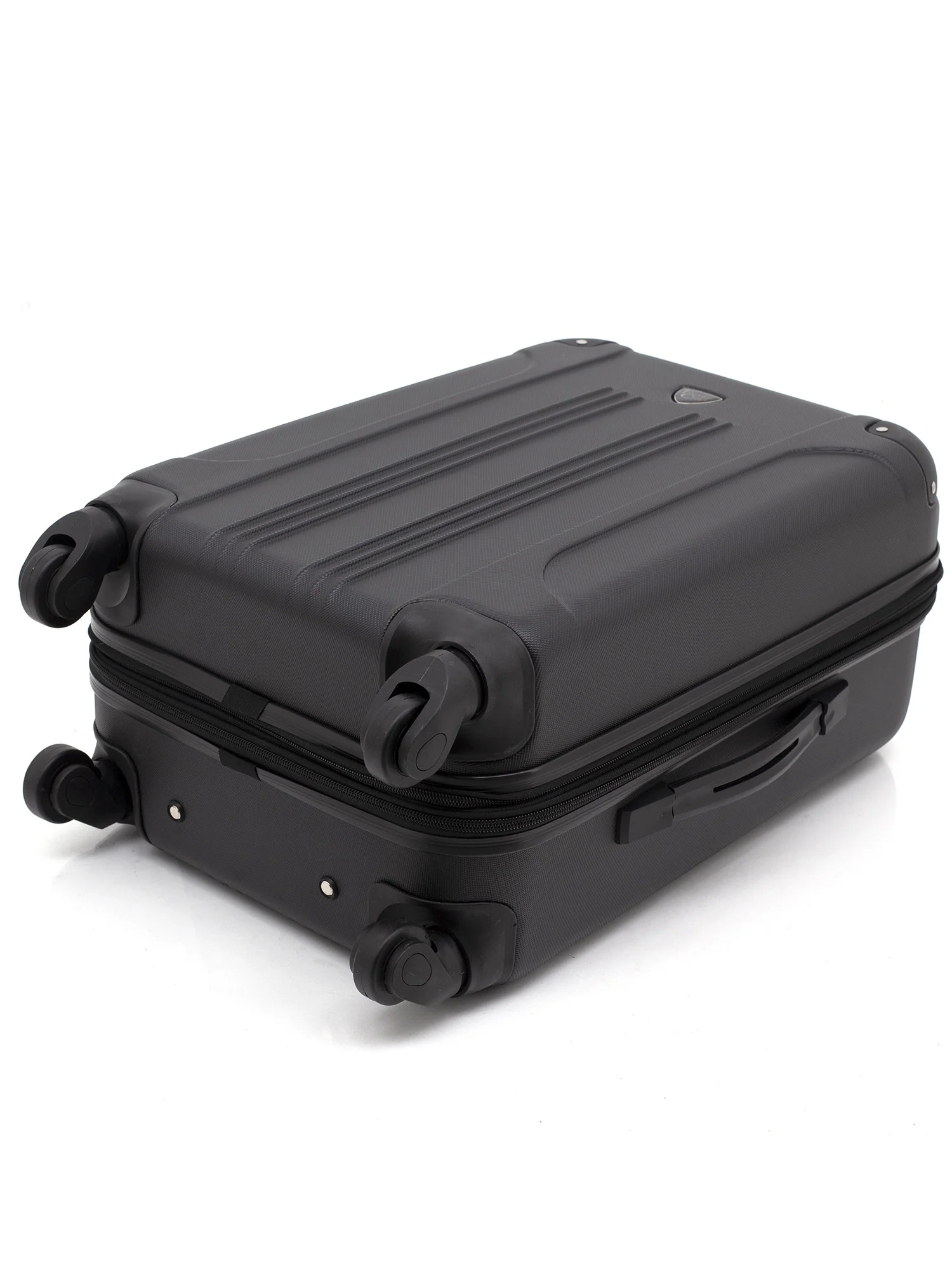 Travelers Club Chicago 3-Piece ABS Expandable ABS Travel Set - Silver