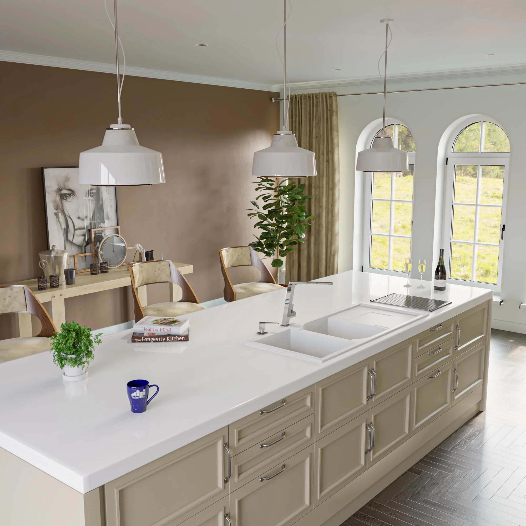 ALFI brand AB4620DI-T Titanium 46