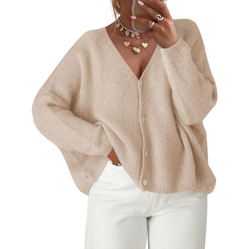 Women's Oversized Cardigan Sweaters Open Front