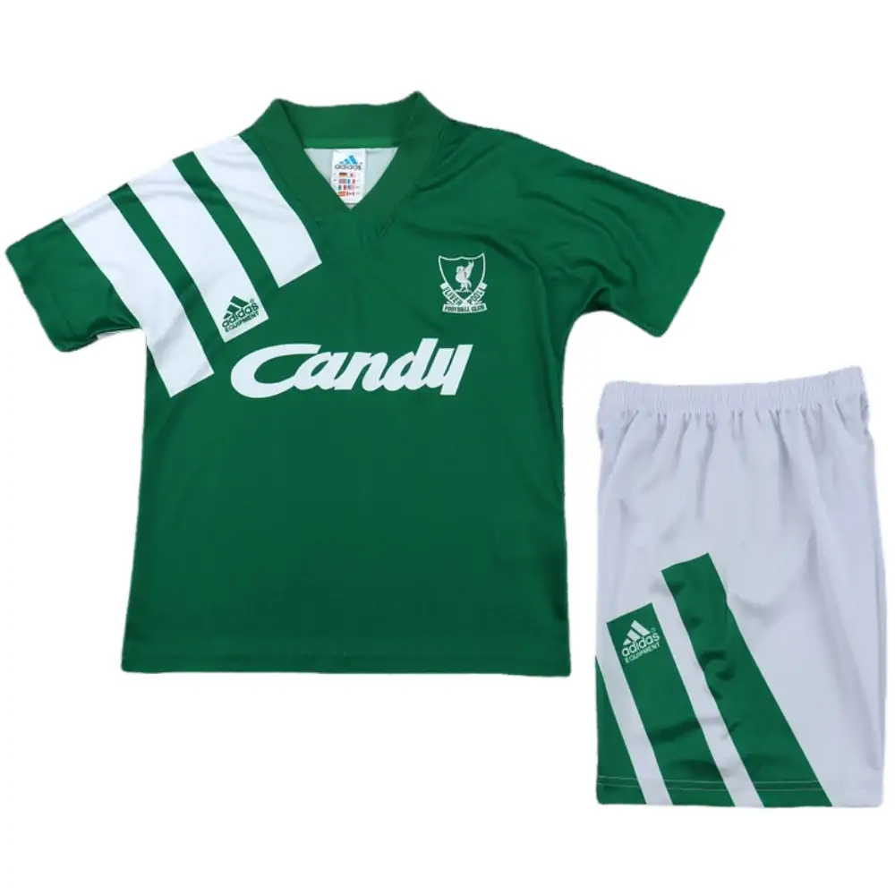 1991-92 Liverpool Away Retro Children's Jersey Set - Fans Edition