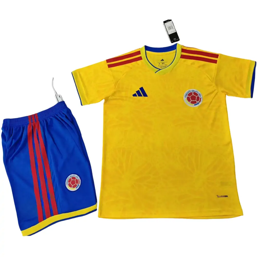 2026 World Cup Colombia Home Jersey - Fans Edition Adult Set