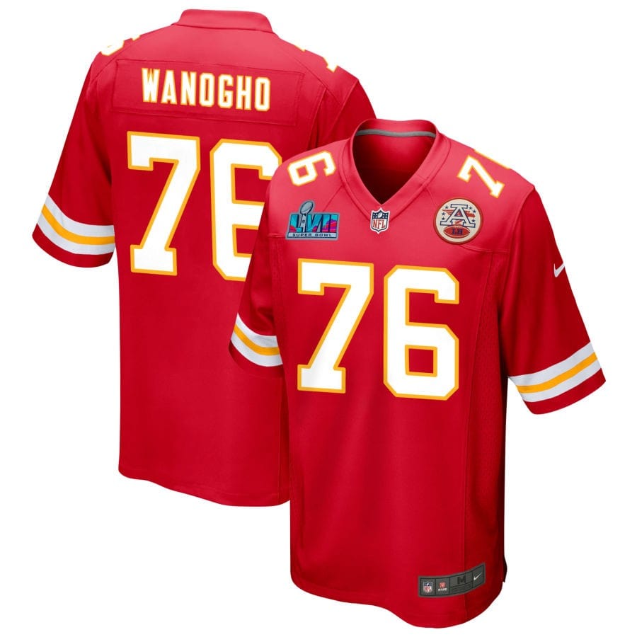 Prince Tega Wanogho Kansas City Chiefs Nike Super Bowl LVII Game Jersey - Red