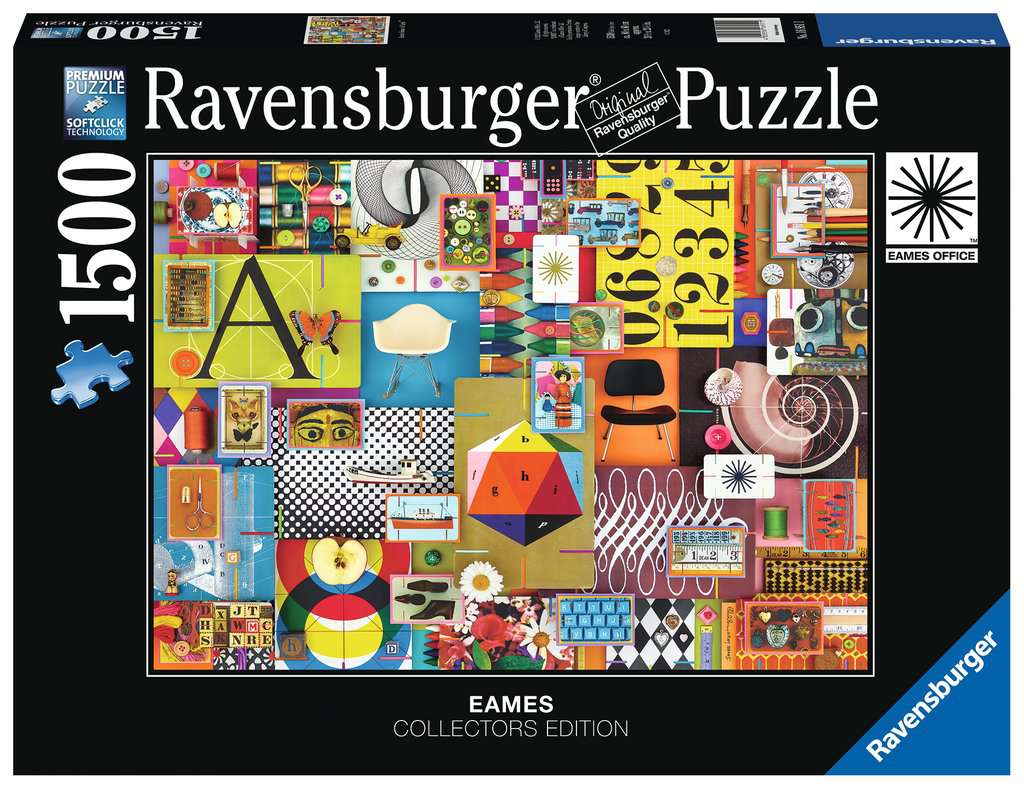 Eames House of Cards – 1500 Piece Jigsaw Puzzle (Ravensburger)