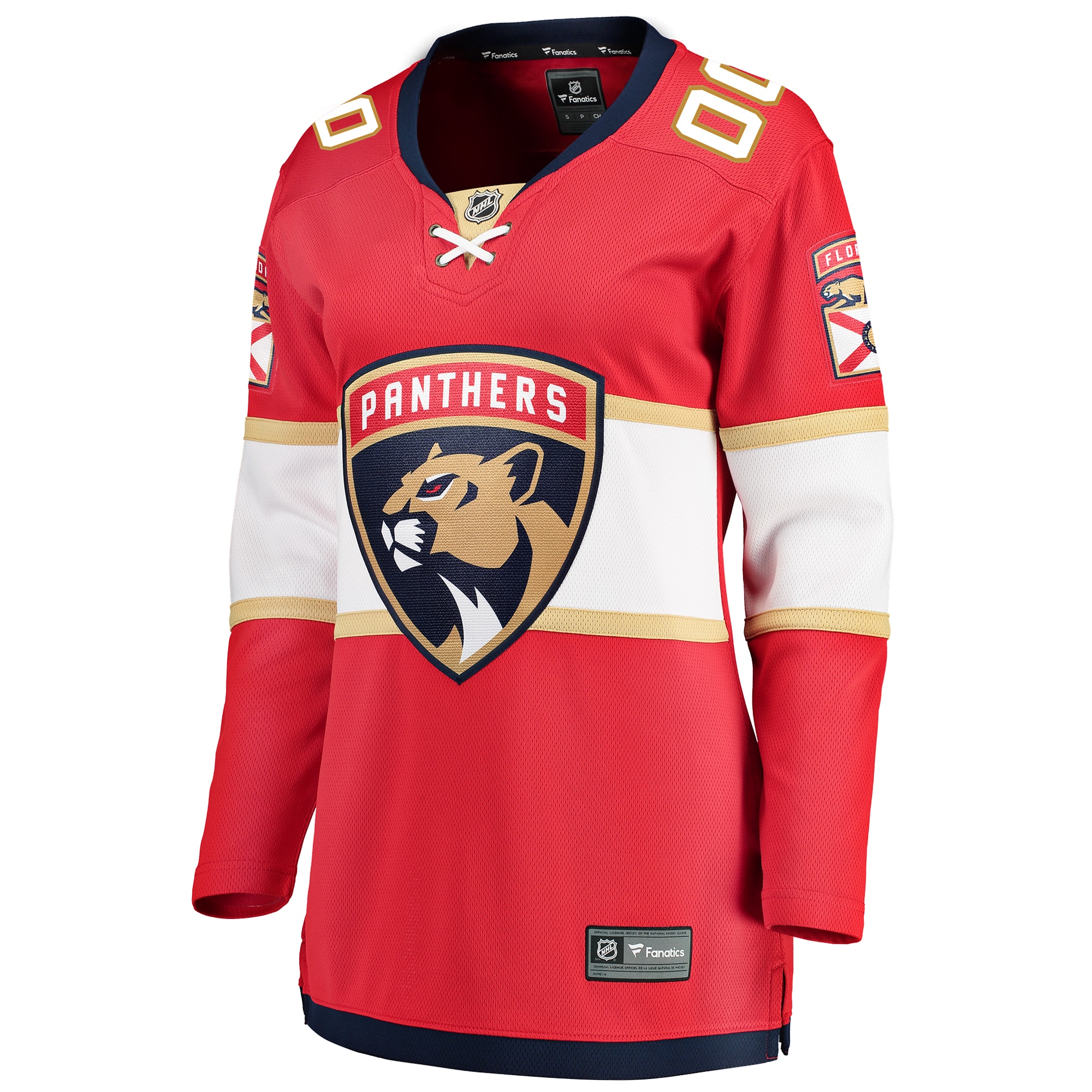 Florida Panthers Fanatics Women’s Home Breakaway Custom Jersey – Red