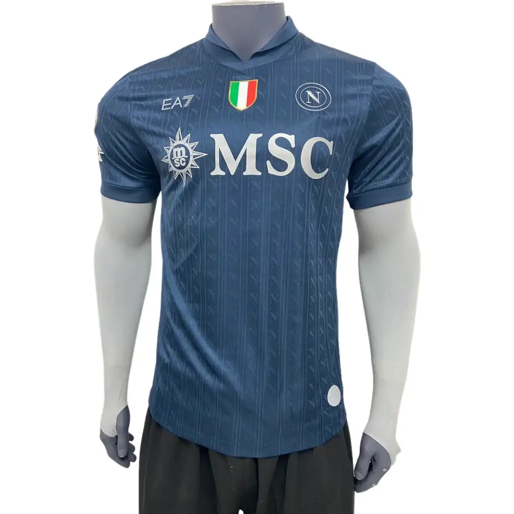 2025-26 Naples Champions League Second Away Match Jersey - Players Edition