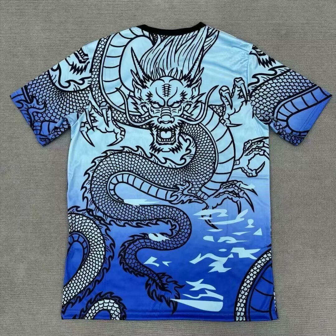 2024/2025 Real Madrid Special Gradient Blue Dragon Football Shirt 1:1 Thai Quality