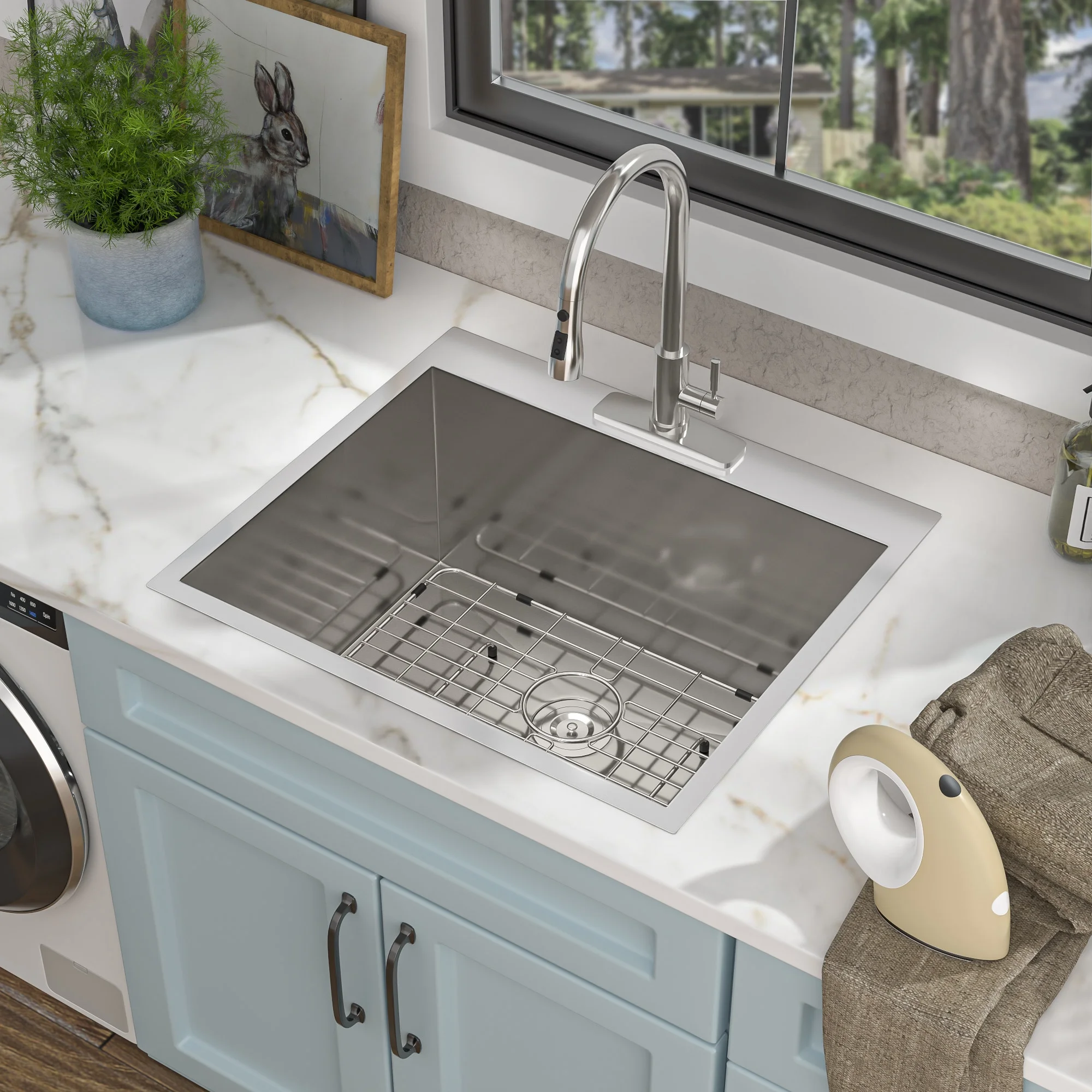 22 Laundry Sink Drop In - Fulorni 22