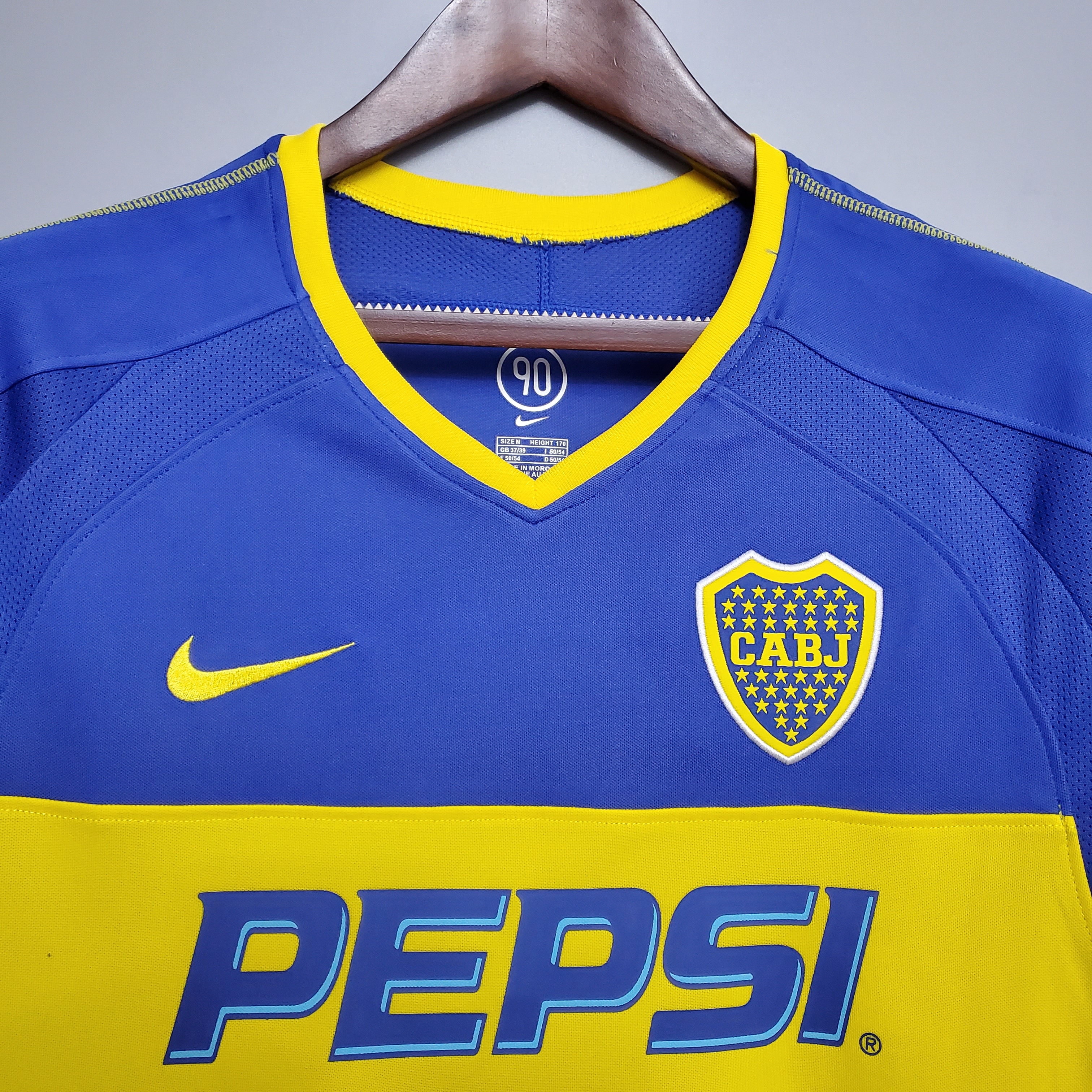 2003/04 Boca Home Retro Jersey - Fans Edition