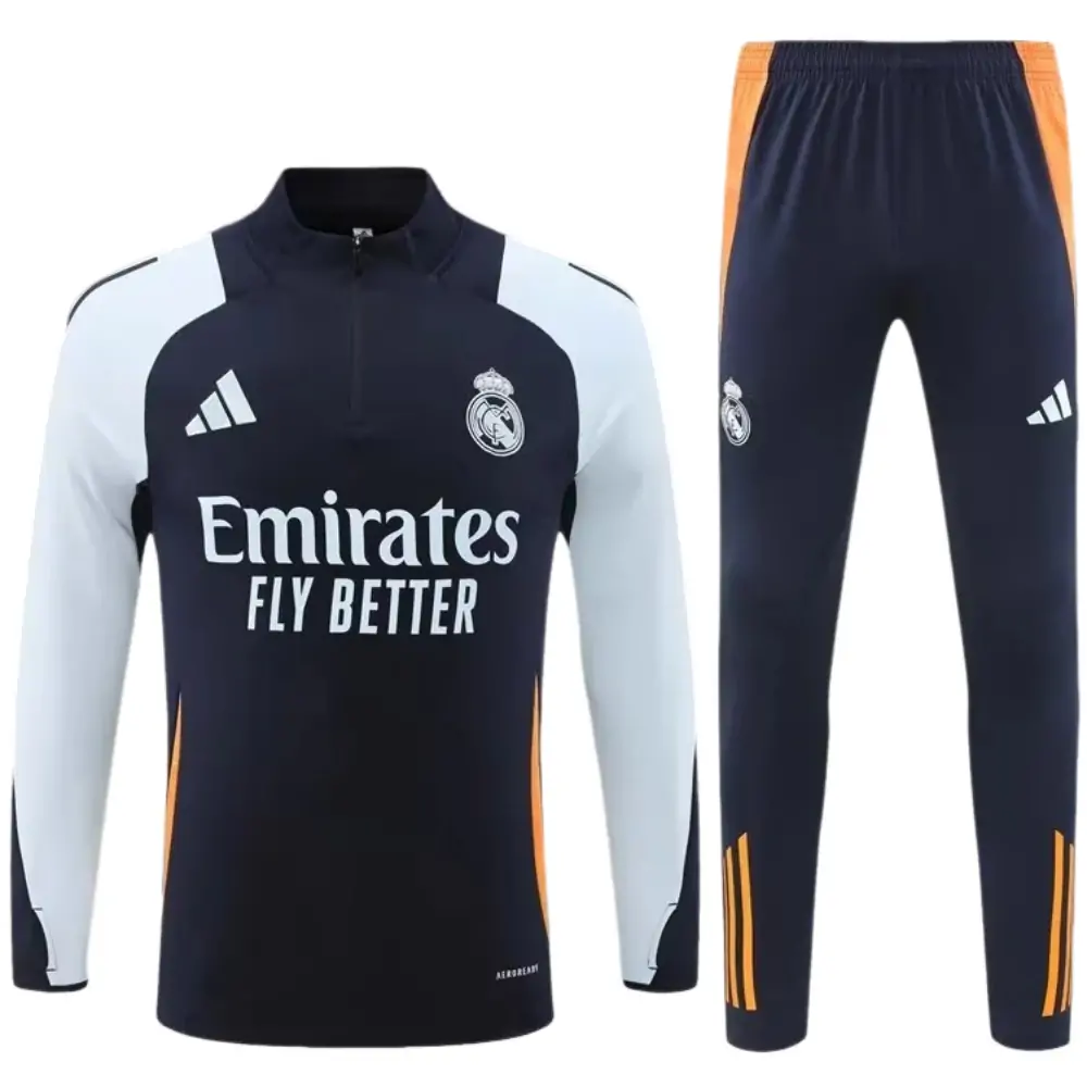 2024/25 Real Madrid half-zip training kit