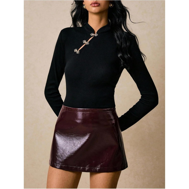 Women's Long Sleeve Cheongsam Top