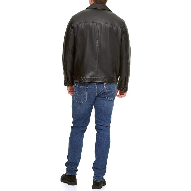 Hilfiger Men's Classic Faux Leather Jacket