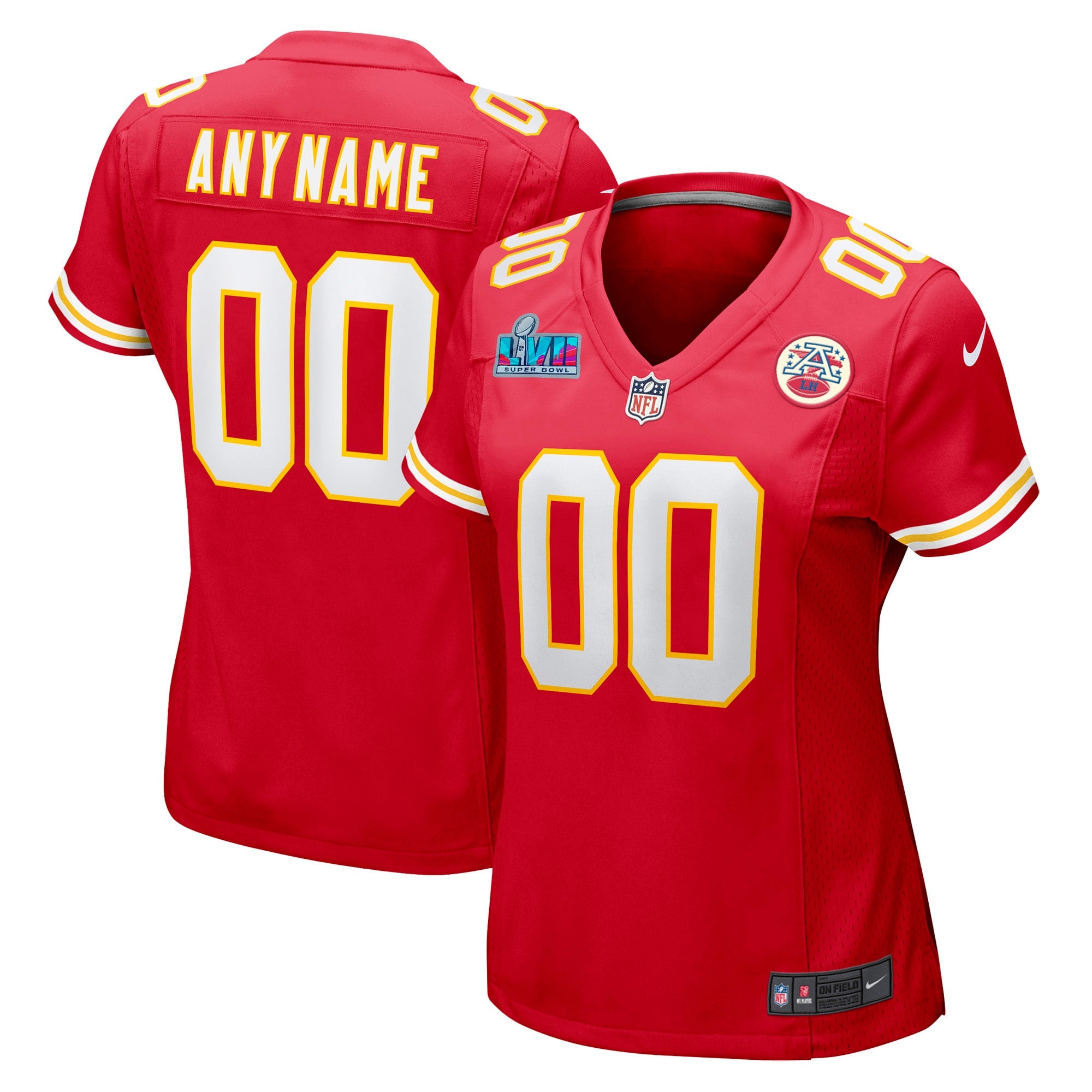 Kansas City Chiefs Nike Women's Super Bowl LVII Game Custom Jersey - Red