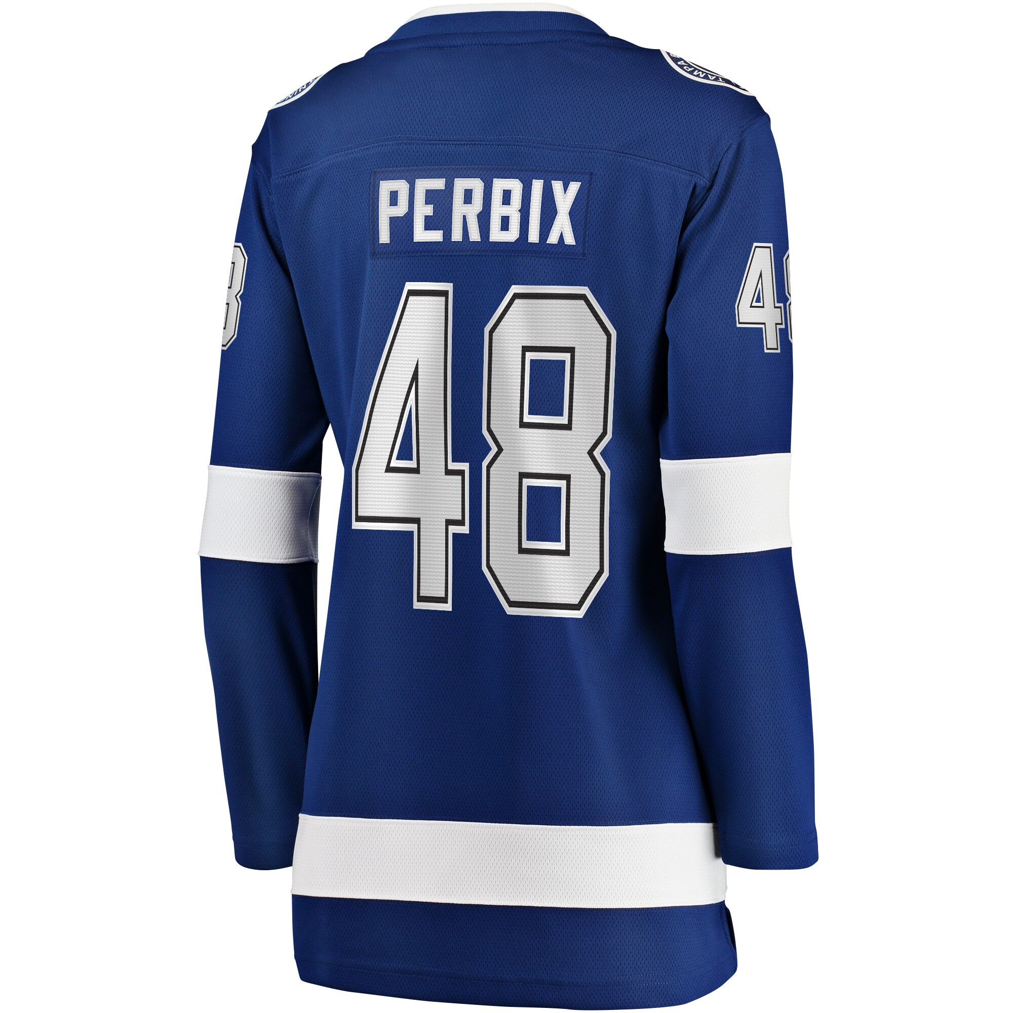 Nick Perbix Tampa Bay Lightning Fanatics Women’s Home Breakaway   Jersey – Blue
