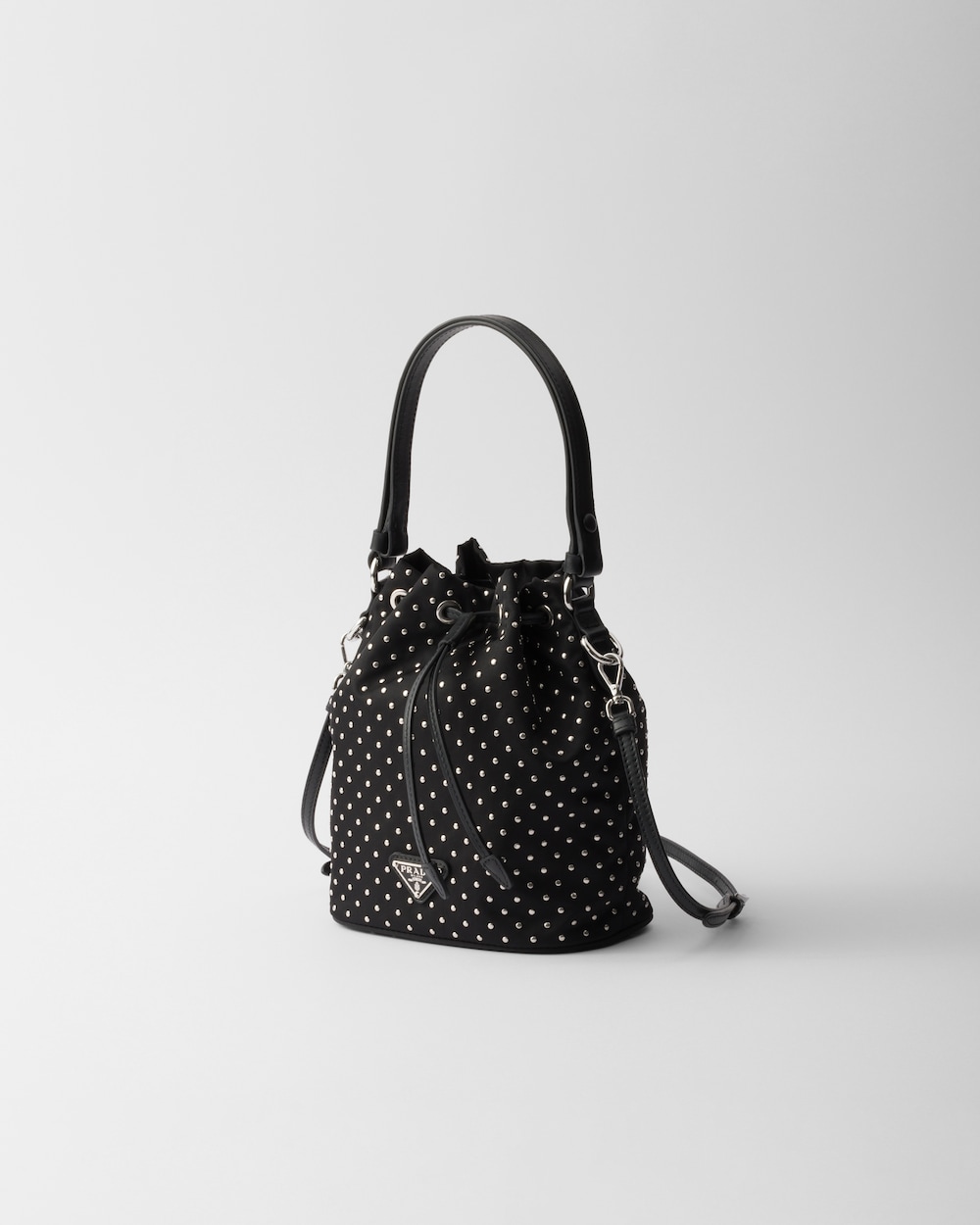 Re-Nylon Mini-Bag With Studs