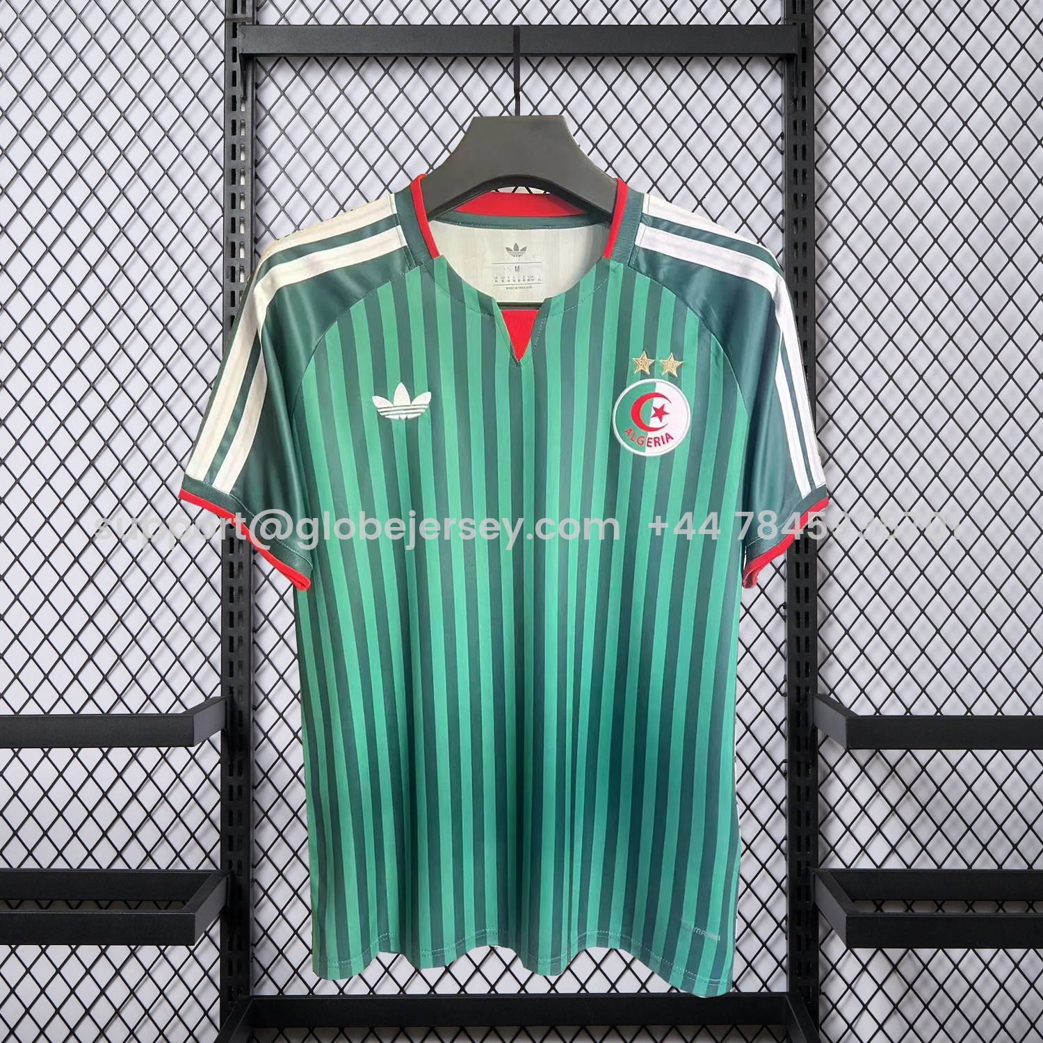 Algeria 2026 Away Green Jersey With 2 Stars - Fans Version