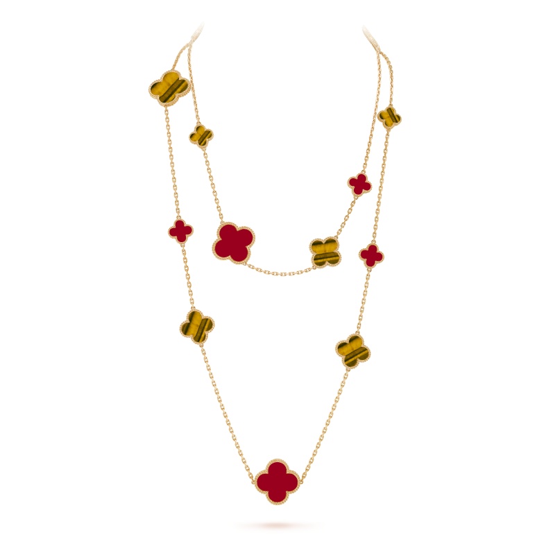 Magic Alhambra long necklace, 16 motifs