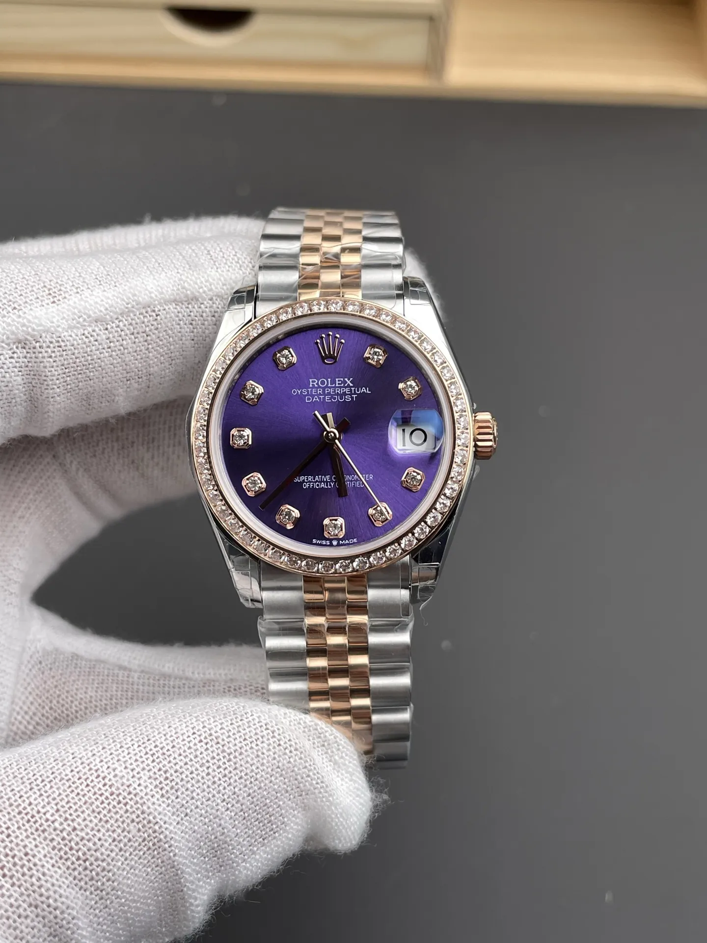 Rolex Datejust Rose Gold Ladies 31mm