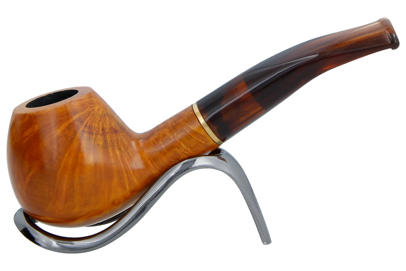 Jean Claude 9mm Filter Tortoise Shell Briar Smoking Pipe - Shape 06