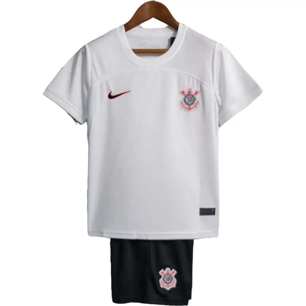 2023/2024 Corinthians Home Football Shirt 1:1 Thai Quality Kids Size