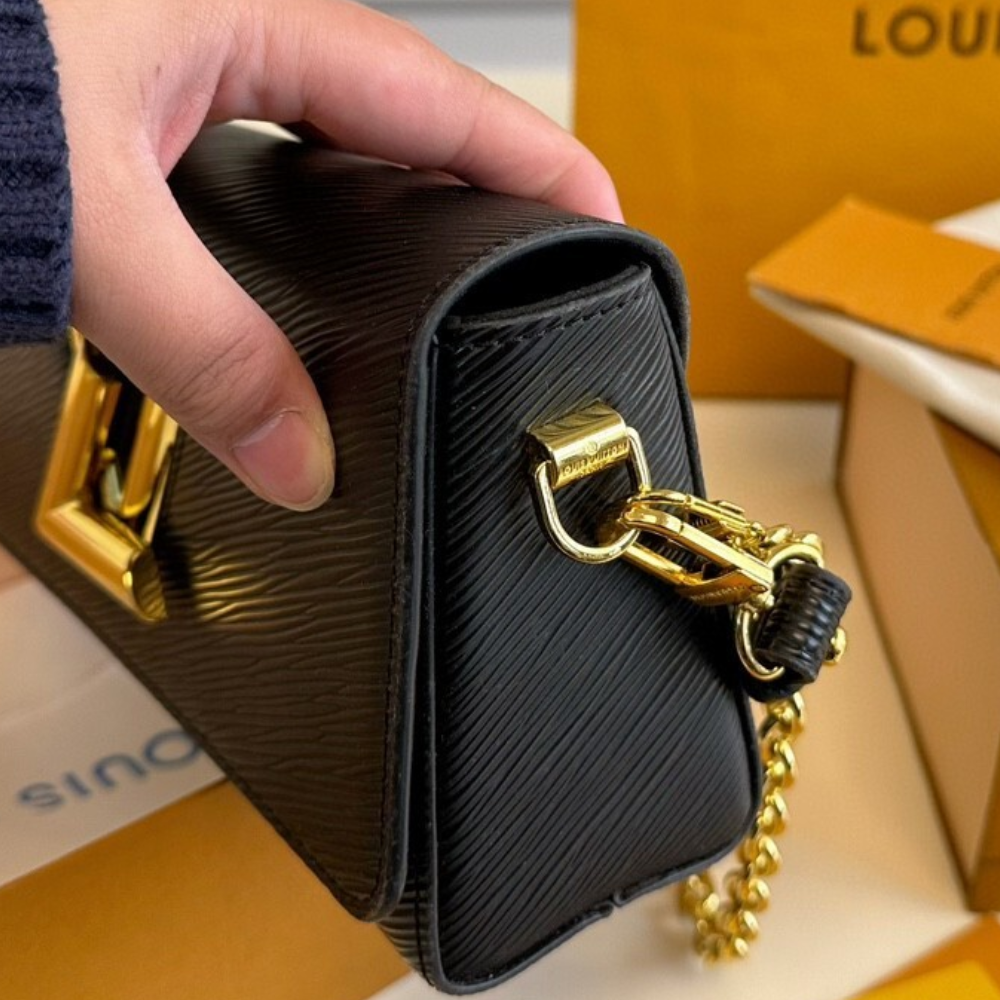Louis Vuitton Twist West MM Black 9.3 Inches M24549