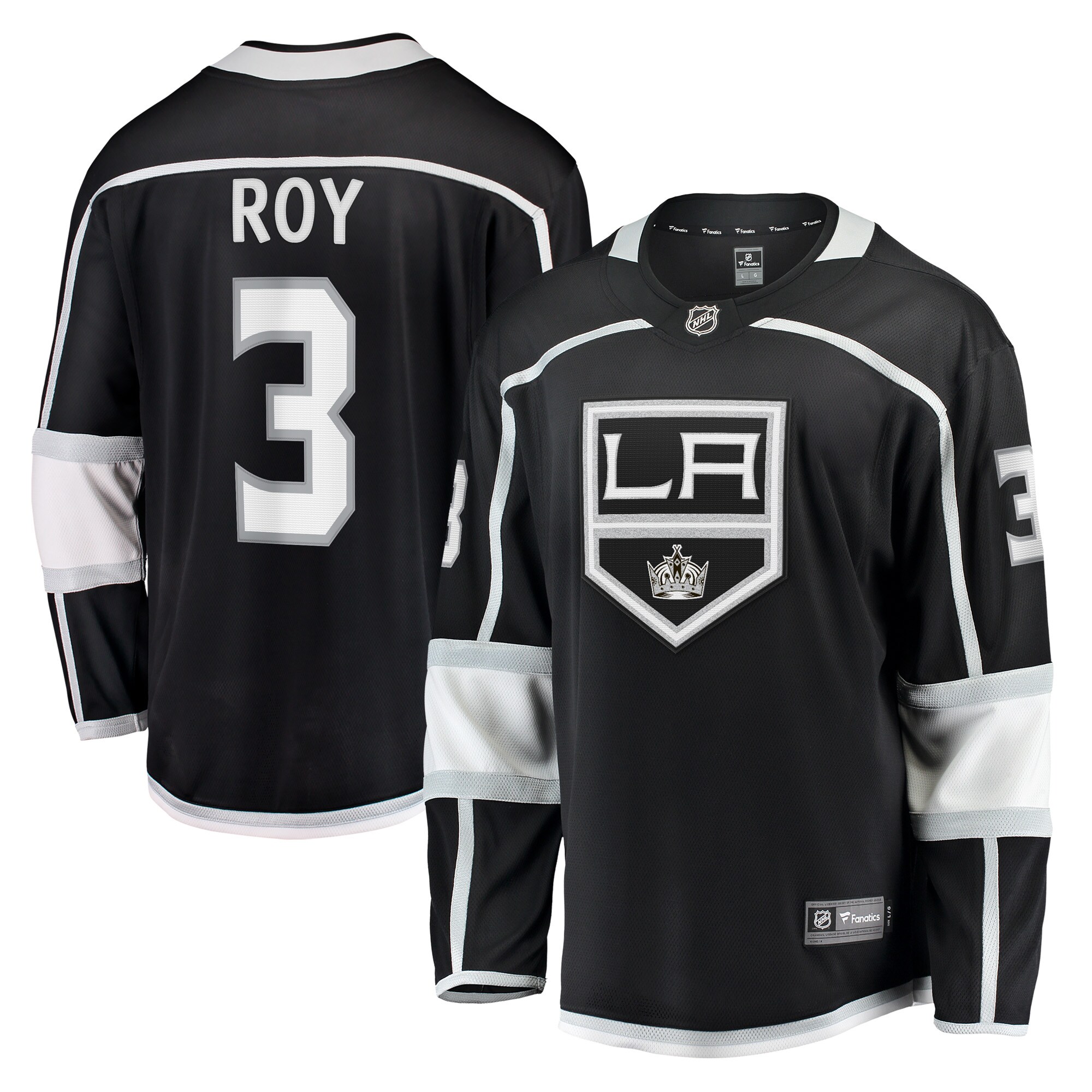 Matt Roy Los Angeles Kings Fanatics Home Breakaway   Jersey – Black