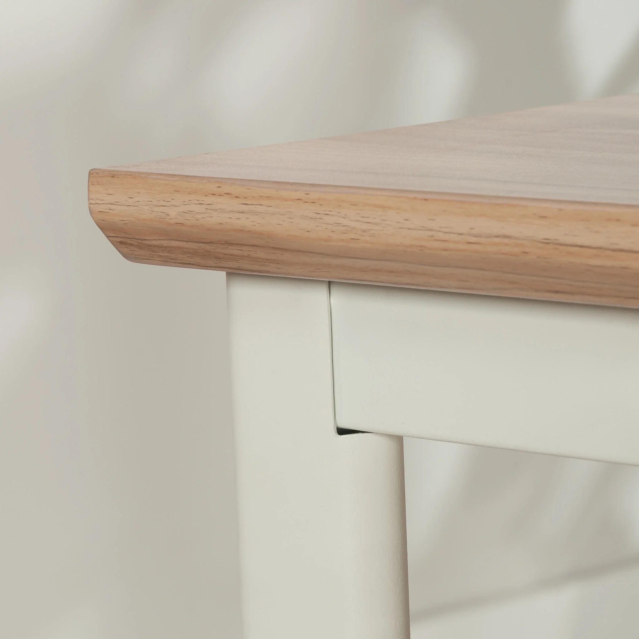 Sauder Bergen Circle Table Desk, Kiln Acacia Finish
