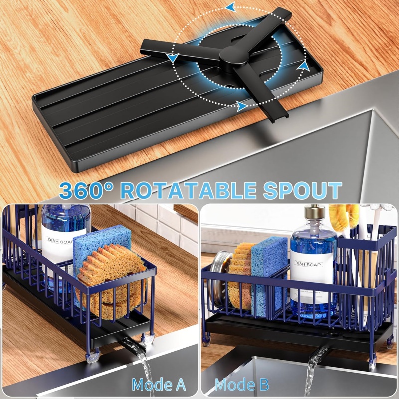 SINKLY Sponge Holder for Kitchen Sink
