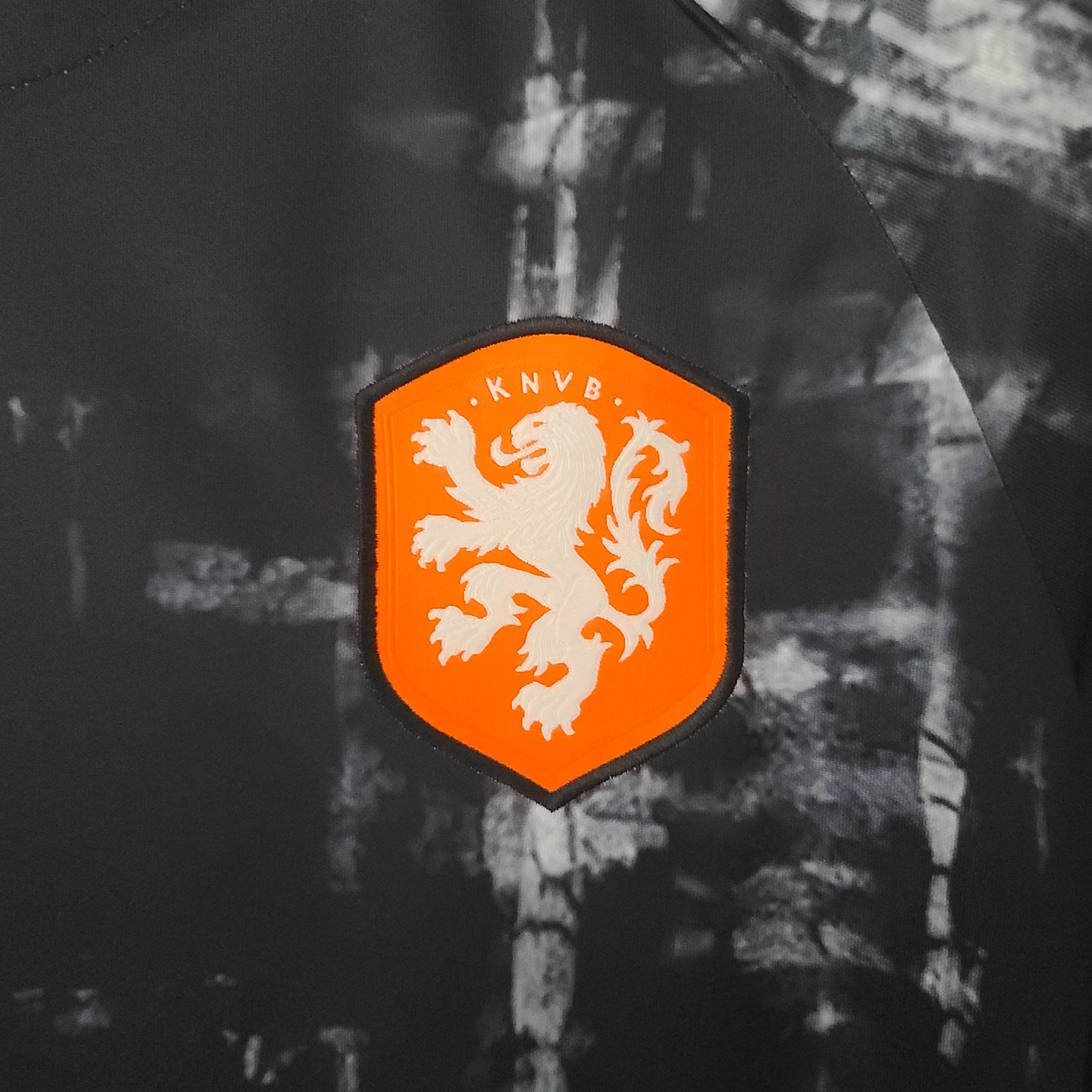 2022 Netherlands Training Wear Black Soccer Shirt - Fans Edition